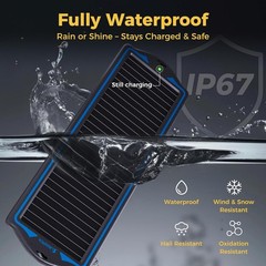 12V Waterproof Portable Solar Panel Kit Solar Battery Charger Maintainer