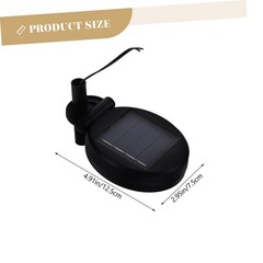 2pcs Rotatable Solar Panel Charger for Camping Garden Landscape Lights High E…