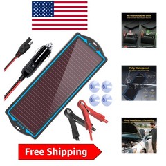 Durable 12V Solar Panel Kit with Built-in Charge Controller for Vehicles