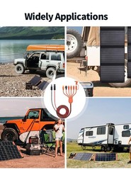Tonton 7 in 1 Solar Panel Connector Kit Universal M C 4 Cable to DC 8mm XT60