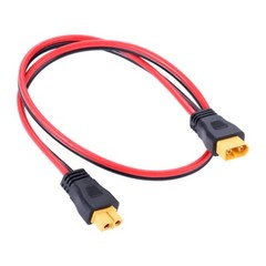 XT60 Socket Connector 12AWG Adapter Extension Cable 60cm Solar Generator Replace