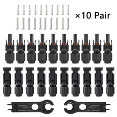 Panel Branch Connector 1000V 30A PV Kit with Crimping Tool Pliers Set