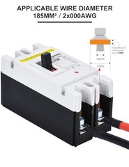 Heavy Duty Battery Disconnect Switch, 300 Amp DC Circuit Breaker for 300a