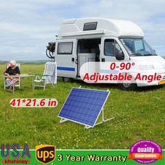 2 Pack 41 inches Adjustable Solar Panel RV Tilt Mount Brackets For Boat / Roof