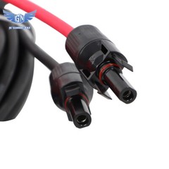 12AWG 4mm² 20M Black+Red Solar Panel Extension Cable Wire+Connector