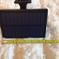 Monocrystalline Rigid Solar Panel 5V DC Off-Grid w/ Stand DC Barrel Black