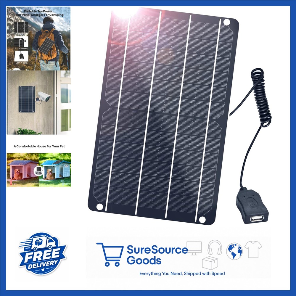 High Efficiency 6W Mini Solar Panel with USB for DIY Projects and Outdoor Use