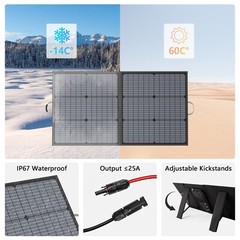 Solar Panel Kit 110W Foldable Solar Charger for Jackery Bluetti Ecoflow Power US