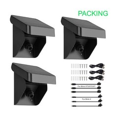 Uogw 3PACK Solar Panel Charging Mount Compatible with Blink Outdoor 4 (4th Ge…