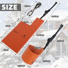 Cold Weather Kit for Generac- Battery Warmer Pad 7101 & Oil Heater Pad 7102,B…