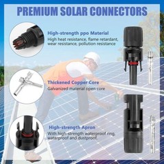 1-100Set Male Female Wire Cable Connector Set Solar Panel Waterproof Connector