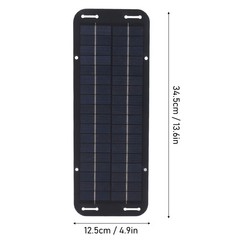 20W Solar Charger Maintainer Premium Panel For Vehicle Systems Easy To Use