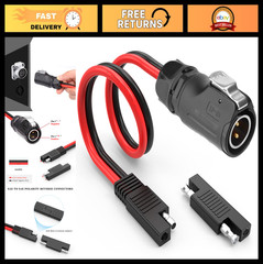 10AWG 2 Pin Power Connector Adapter Cable, Furion Solar to SAE, RV & Solar Use