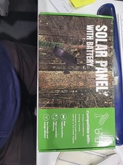 Solar panel and battery brand new