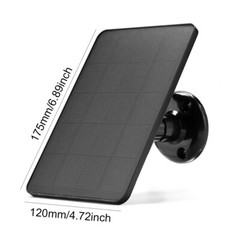 4W USB Solar Panel for Security Camera for Rechargeable Battery Powered Camera