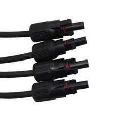 Solar Panel Y Branch Cable Connection Adapter Connector Extension Waterproof US