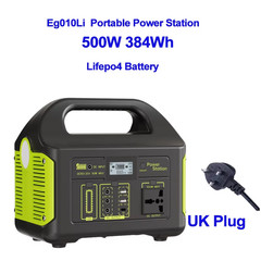 Portable Power Station 500W Solar Generator LiFePo4 Battery Camping Power Bank 3