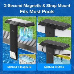 Solar & USB Rechargeable LED Solar Pool Lights for Inground & above Ground | 20