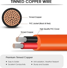 10FT MC4 to 8Mm Adapter Cable for Jackery | Universal Solar Panel Connector and