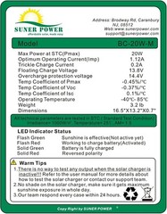 Advanced 20W Solar Charger with Smart MPPT Tech – Perfect for Marine & RV Power