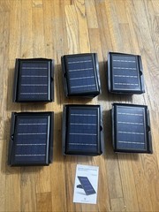 lot of 6 Wasserstein Solar Panel with 13.1ft/4m Cable Compatible with Arlo ultra