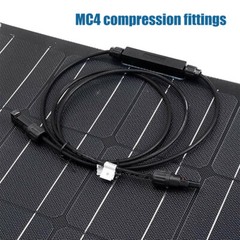 800W 200W Watt Portable Flexible Solar Panel 18V RV Camping Off-Grid Rooftop US