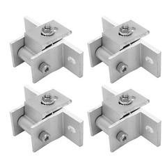 4Sets Solar Panel Mounting Bracket Foot Aluminum Alloy Solar PV Front Supports