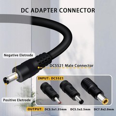 Versatile 5FT Solar Panel Extension Cable with Multiple Connectors for Jackery