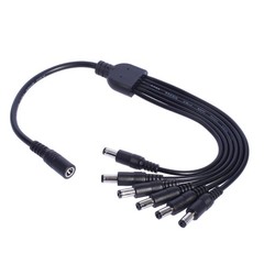 Solar Panel Connector Cable Multiple Devices Compatible 5.5×2.1mm 5.5×2.5mm