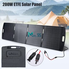 100W 200W Foldable Solar Panel Kit Waterproof Self-Suppor for Outdoor RV Camping