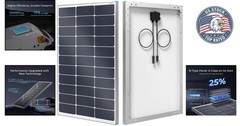 Versatile 100W N-Type Solar Panel for Solar-Powered Living – Weather Resistant