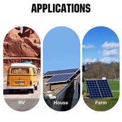Weatherproof 18V 300W Bendable Solar Panel For RV Camping Battery Charging