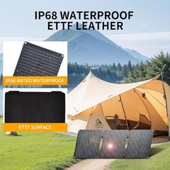 30W Portable Solar Panel,Foldable Solar Panels Charger for Camping Hiking Out…