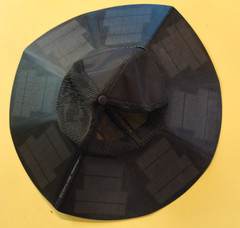 ECOFLOW solar panel hat phone charger