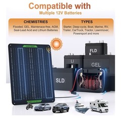 20W 12V Solar Panel Trickle Charging Kits Solar Battery Charger & Maintainer PRO
