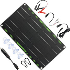 Topsolar 10 Watt 12 Volt Solar Trickle Charger 10W 12V Solar Panel Car Battery C
