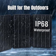SP30 30W Solar Panel, Foldable Portable Solar Charger, QC3.0 USB Port/Type