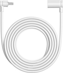 10 Ft. Barrel Plug Extension Cable – Compatible with Ring Solar Panel and Super