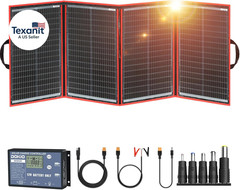 200W Portable Foldable Solar Panel Kit (20X27In, 9.7Lb), with Separate Controlle