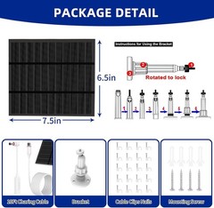 Complete Solar Charging Kit for Spotlight Cam Plus – Easy Setup & Durable