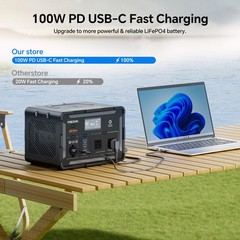 NEW 600W/519Wh Portable Power Station Solar Generator Outdoor Camp Power Sup⁣ply