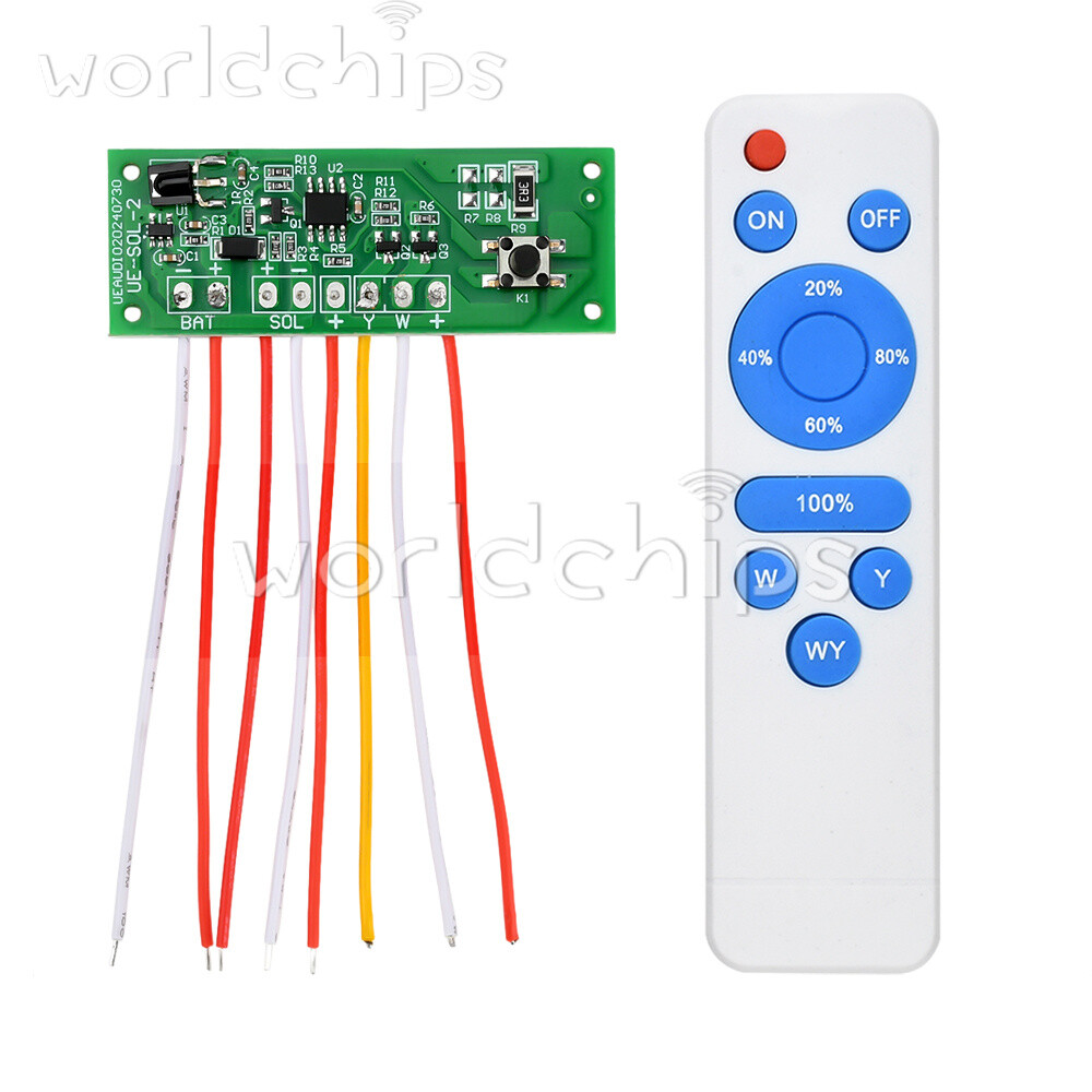2 Color Solar Light Circuit Board Solar Wall Light Remote Control Drive Board