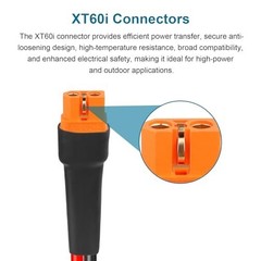 Solar Panel Adapter Cable to XT60i 30FT 10AWG Solar Extension Cable