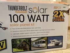 Thunderbolt Magnum Solar 100 Watt Solar Kit – BRAND NEW in Factory Sealed Box!