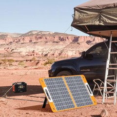 Portable Power Station Solar Generator 200W 40800mAh Foldable Solar Panel 60W