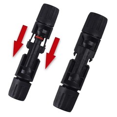 20 Pairs Solar Panel Cable Connectors Male Female Compatible Waterproof