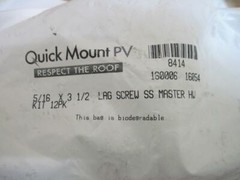 Quick Mount PV QMHSBA12 Hook for Bottom Mounted Rails. 6» Base Size Aluminum