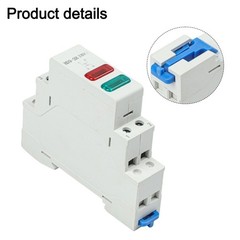230V LED Signal Light DIN Rail Mount for Efficient Panel Indicator Setup
