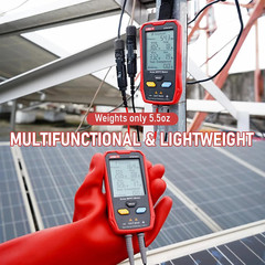 UT673PV Solar Panel Tester – 800W Multimeter with Smart MPPT & LCD Display