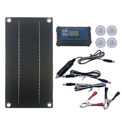 600W 100A Solar Panel Dripping Glues Plate With Wire Solar Systems Module Use